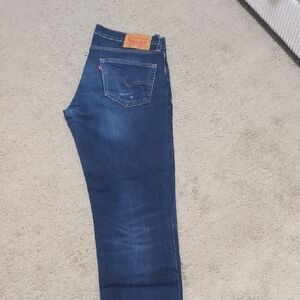 Levi's Dark Blue Straight Jeans